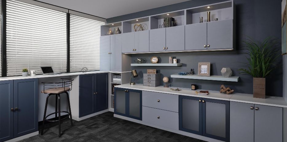 Custom Home Office Cloud Galaxy Finish Custom Home Office Cloud Galaxy Finish