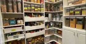 Installed kitchen Pantry
